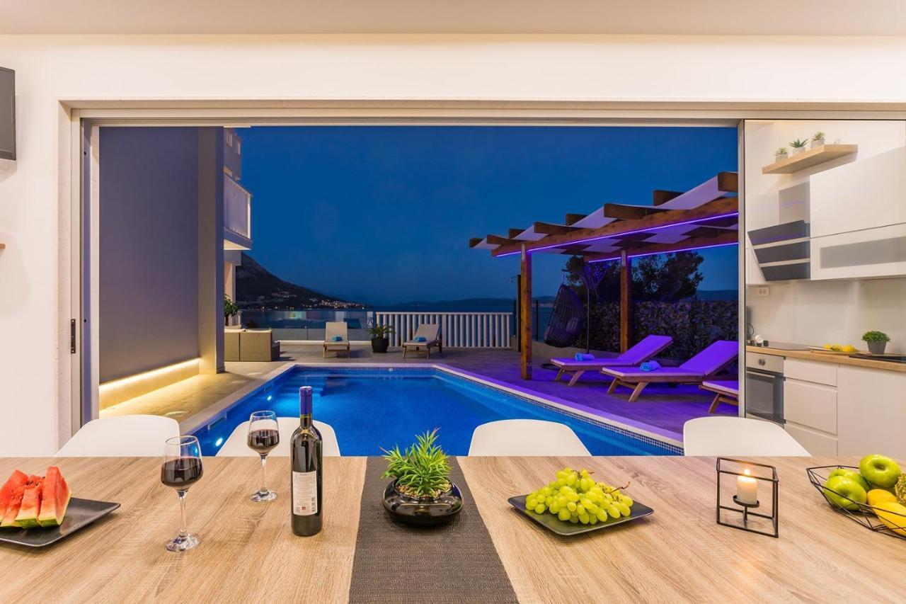 Villa Matan - Only 200M From The Sandy Beaches, Private 28M2 Pool Omiš Екстериор снимка